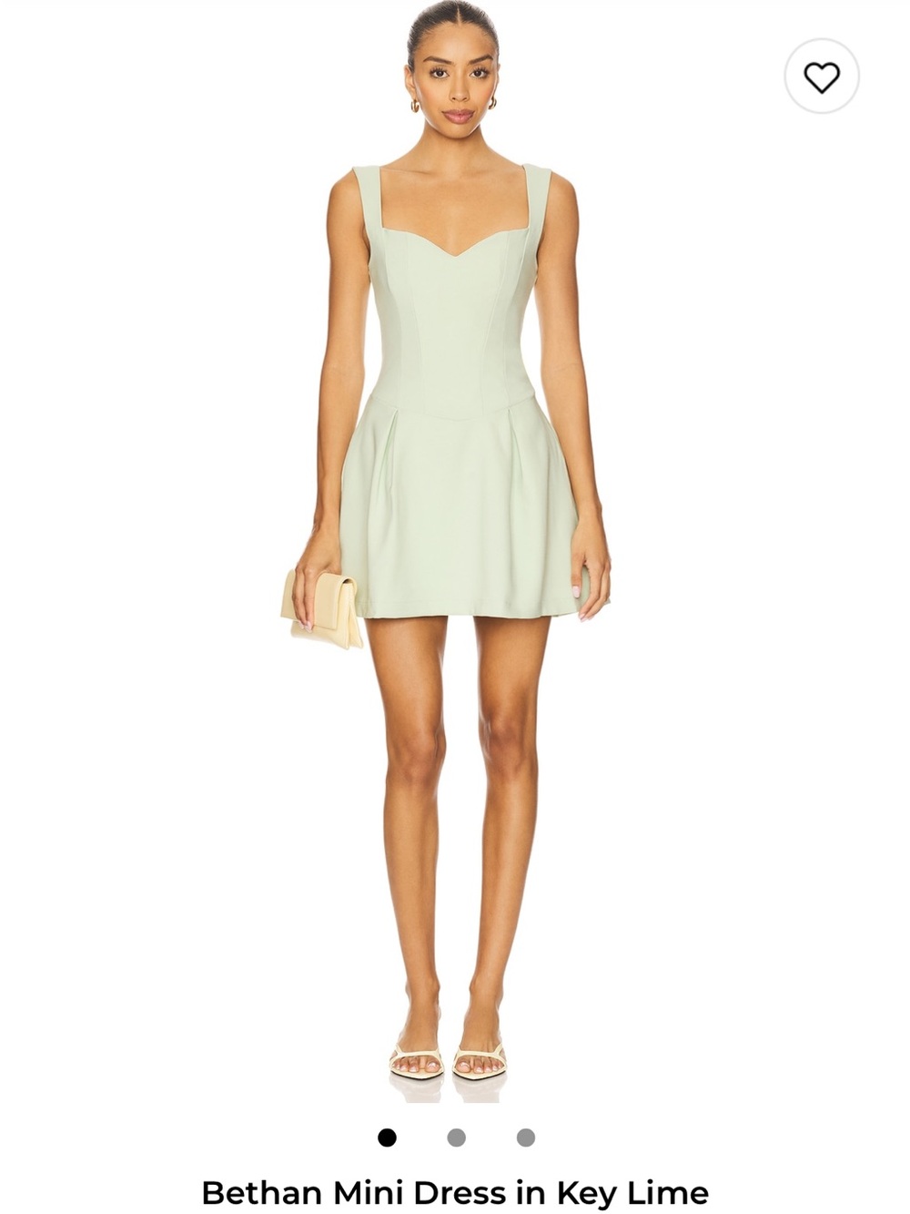 Bethan Mini Dress Key Lime